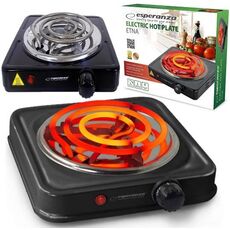 Плита Esperanza Etna EKH012K (EKH001K) black (pe masa) — купить в Кишинёве | Плиты настольные | Hi-Tech Moldova