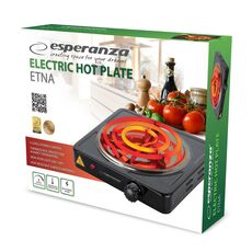 Плита Esperanza Etna EKH012K (EKH001K) black (pe masa) — купить в Кишинёве | Плиты настольные | Hi-Tech Moldova