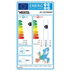 Кондиционер Vesta AC-12i/SMART — купить в Кишинёве | Кондиционеры | Hi-Tech Moldova