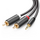 Кабель AUX UGREEN AUX 3,5mm Male to 2xRCA Male 3m, AV102 (10512), Black — купить в Кишинёве | Товар без акции | Hi-Tech Moldova