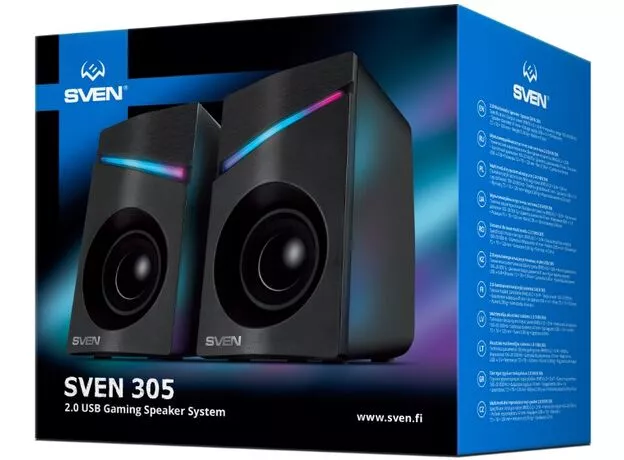 Sistem acustic Sven 305 Black — cumpără în Chișinău | Sisteme acustice | Hi-Tech Moldova