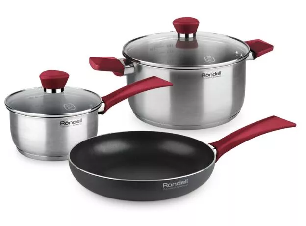 Set vase de gatit Rondell RD-1217 — cumpără în Chișinău | Set de vase de gătit | Hi-Tech Moldova
