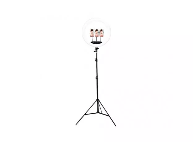 Selfie Ring RGB Light 18" MJ45 with Tripod 2.1m (Bag and Remote Control) — cumpără în Chișinău | Monopode | Hi-Tech Moldova