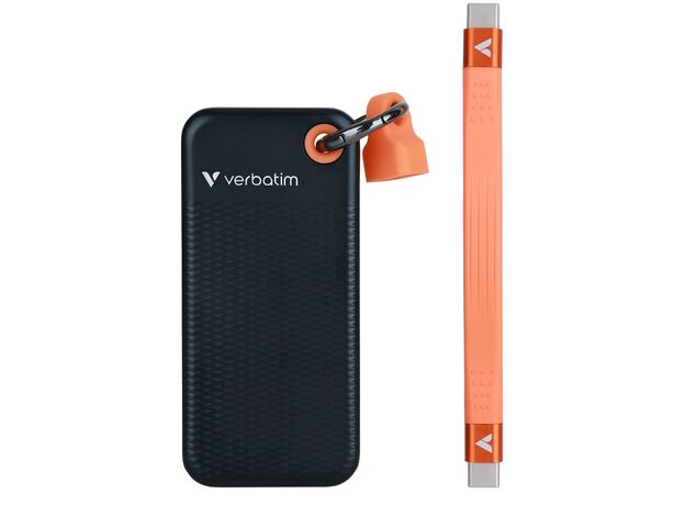 Внешние накопители SDD Verbatim 1.0TB Pocket USB 3.2 Gen 2, Black/Orange, USB-C (32193) — купить в Кишинёве | SSD | Hi-Tech Moldova