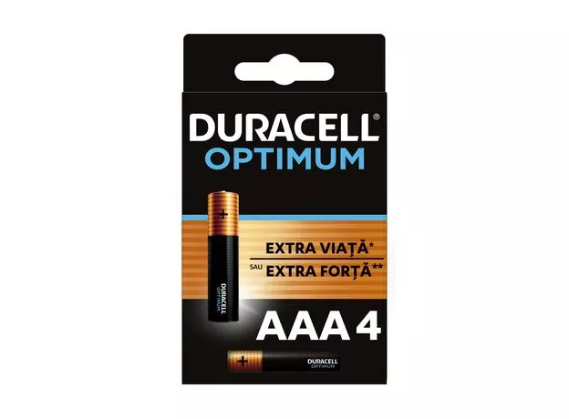 Baterie Duracell Optimum AAA K4 — cumpără în Chișinău | Baterii și acumulatoare | Hi-Tech Moldova