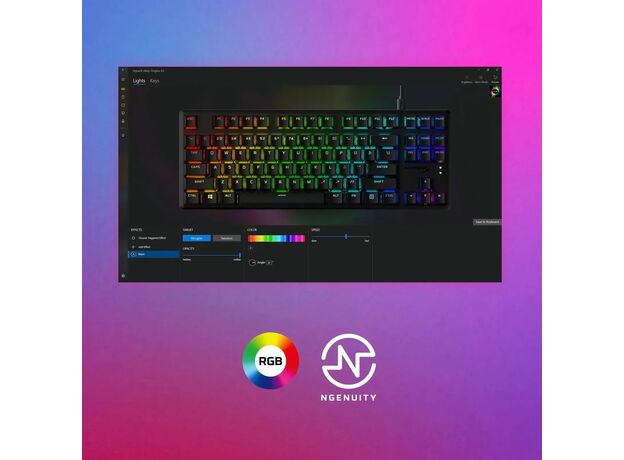Клавиатура HYPERX Alloy Origins Core PBT Mechanical Gaming (639N7AA) — купить в Кишинёве | GAMING | Hi-Tech Moldova