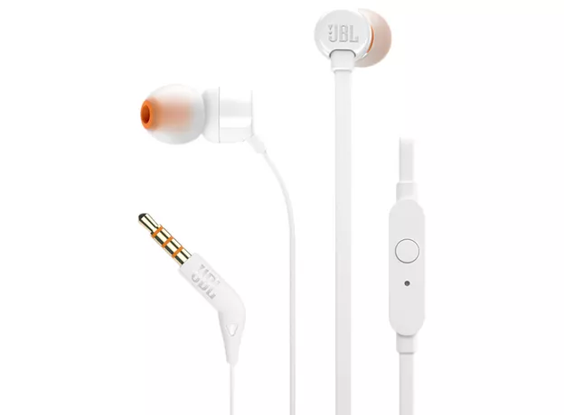Наушники Bluetooth JBL CastiTune 110, White (JBLT110WHT) — купить в Кишинёве | Вкладыши | Hi-Tech Moldova