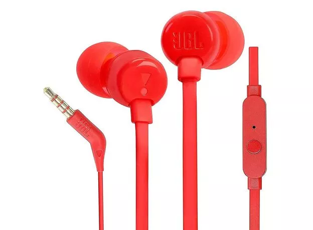 Наушники Bluetooth JBL CastiTune 110, Red (JBLT110RED) — купить в Кишинёве | Вкладыши | Hi-Tech Moldova
