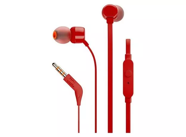 Наушники Bluetooth JBL CastiTune 110, Red (JBLT110RED) — купить в Кишинёве | Вкладыши | Hi-Tech Moldova