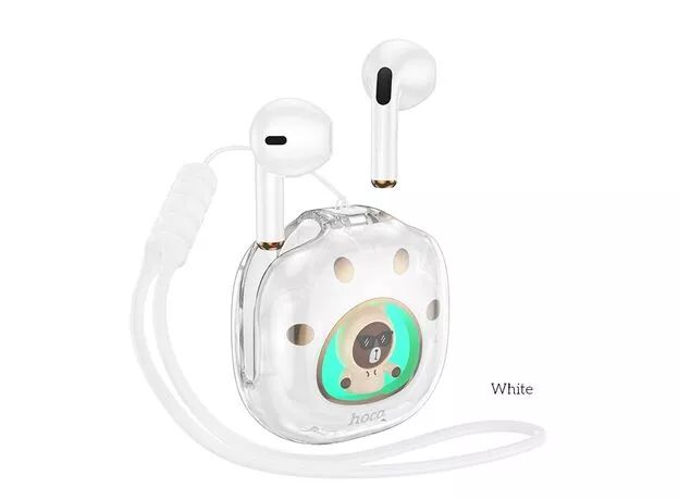 Casti Bluetooth HOCO DES36 Cool Bear BT, White — cumpără în Chișinău | Căști hands-free | Hi-Tech Moldova