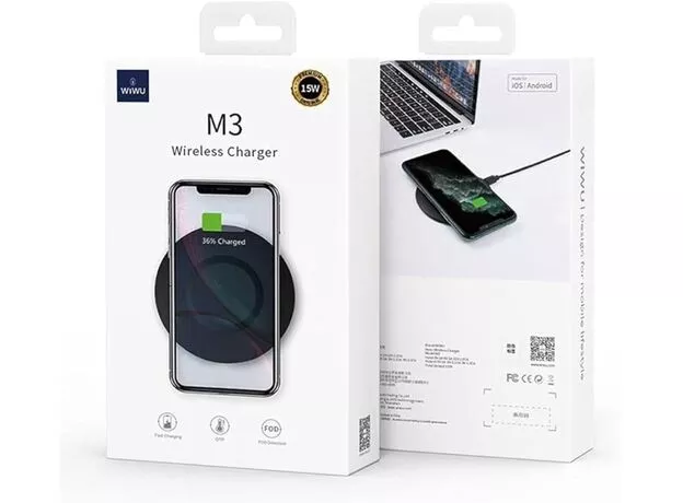 Incarcator Wiwu M3, Black — cumpără în Chișinău | Încărcătoare | Hi-Tech Moldova