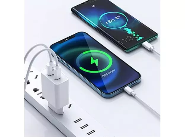 Зарядное устройство Wiwu Wi-U002 A-C, White — купить в Кишинёве | Зарядные устройства к смартфонам | Hi-Tech Moldova