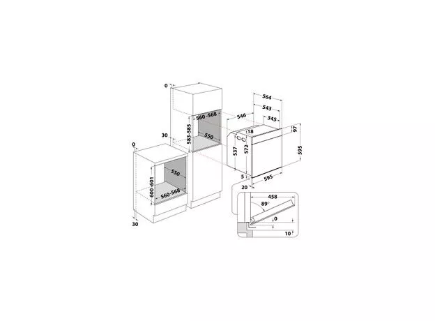 Духовой шкаф WHIRLPOOL AKZ9 9421 CS NB — купить в Кишинёве | Духовые шкафы | Hi-Tech Moldova