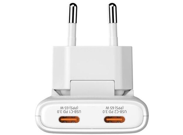 Зарядное устройство Verbatim Fold 'n' Go GaN Charger 65W, White VER_32355 — купить в Кишинёве | Зарядные устройства к смартфонам | Hi-Tech Moldova