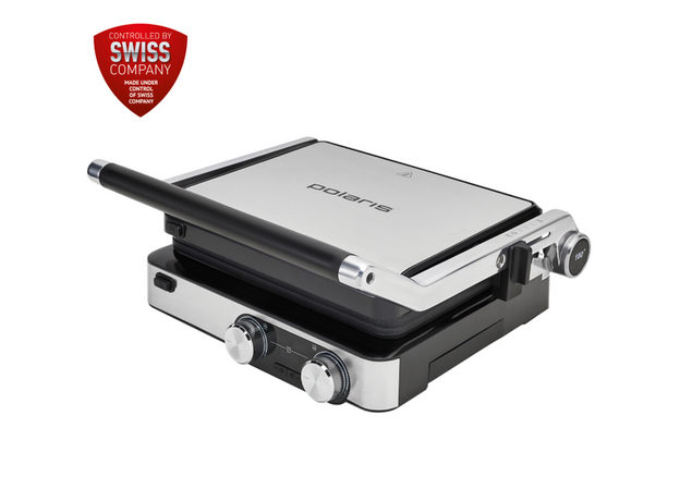 Grill electric Polaris PGP 7001D, Argint — cumpără în Chișinău | Grill-uri electrice | Hi-Tech Moldova