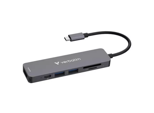 Verbatim USB HubUSB-C Essentials Multiport Hub VER_32156 — купить в Кишинёве | Концентраторы | Hi-Tech Moldova