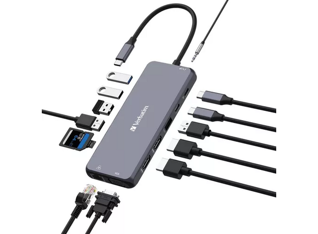 USB Hub Verbatim 14 in1 CMH-14 VER_32154 — cumpără în Chișinău | Concentratoare | Hi-Tech Moldova