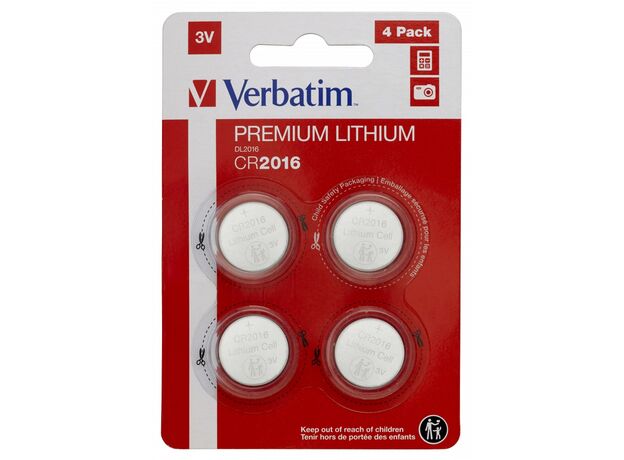 Батарейка Verbatim Lithiium Battery CR2016 3V — купить в Кишинёве | Батарейки и аккумуляторы | Hi-Tech Moldova