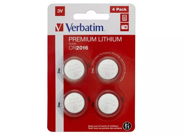 Baterie Verbatim Lithiium Battery CR2016 3V — cumpără în Chișinău | Baterii și acumulatoare | Hi-Tech Moldova