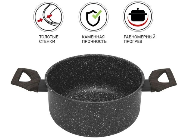 Кастрюля Fissman Carrie 14482 2.87l (20x9.8cm)+capac sticla — купить в Кишинёве | Кастрюли | Hi-Tech Moldova