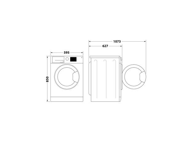 Masina de spalat rufe WHIRLPOOL FFB 9458 WV EE — cumpără în Chișinău | Mașini de spălat frontale | Hi-Tech Moldova