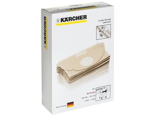Фильтр-мешок Karcher 6.904-322.0 (1 buc) — купить в Кишинёве | Ассортимент аксессуаров и расходных материалов для многофункциональных пылесосов | Hi-Tech Moldova
