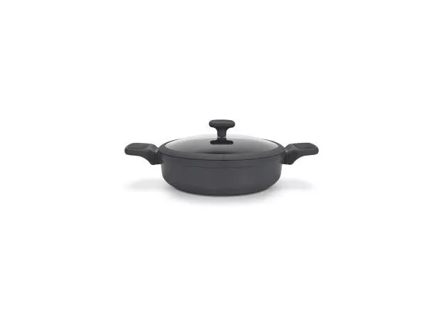 Tigaie Saute Fissman Titanium Pro 14586 28x8cm/4.3 l + capac sticla — cumpără în Chișinău | Товар без акции | Hi-Tech Moldova