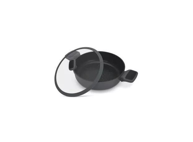Tigaie Saute Fissman Titanium Pro 14586 28x8cm/4.3 l + capac sticla — cumpără în Chișinău | Товар без акции | Hi-Tech Moldova