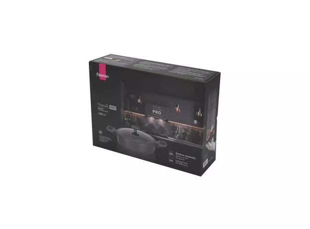 Tigaie Saute Fissman Titanium Pro 14586 28x8cm/4.3 l + capac sticla — cumpără în Chișinău | Товар без акции | Hi-Tech Moldova