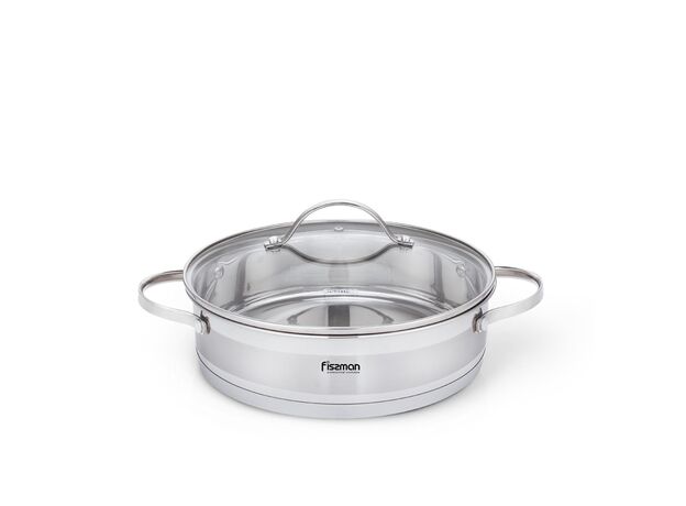 Сотейник Fissman Fabiana 5365 24x6.5xcm/2.8 l + capac sticla — купить в Кишинёве | Товар без акции | Hi-Tech Moldova