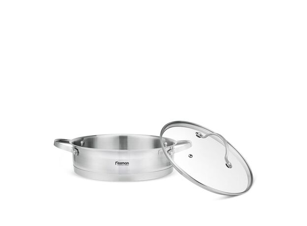 Сотейник Fissman Fabiana 5365 24x6.5xcm/2.8 l + capac sticla — купить в Кишинёве | Товар без акции | Hi-Tech Moldova