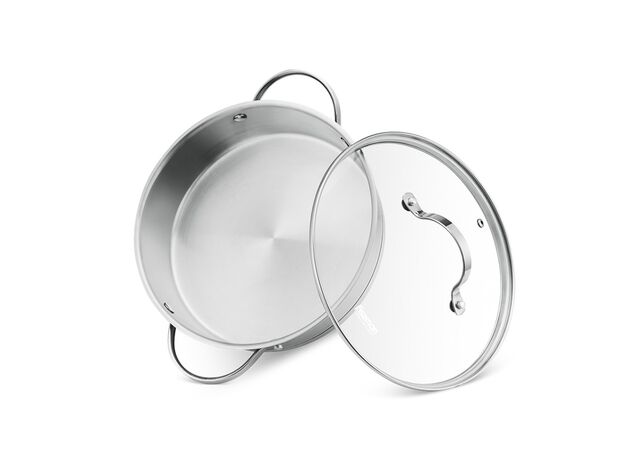 Сотейник Fissman Fabiana 5365 24x6.5xcm/2.8 l + capac sticla — купить в Кишинёве | Товар без акции | Hi-Tech Moldova