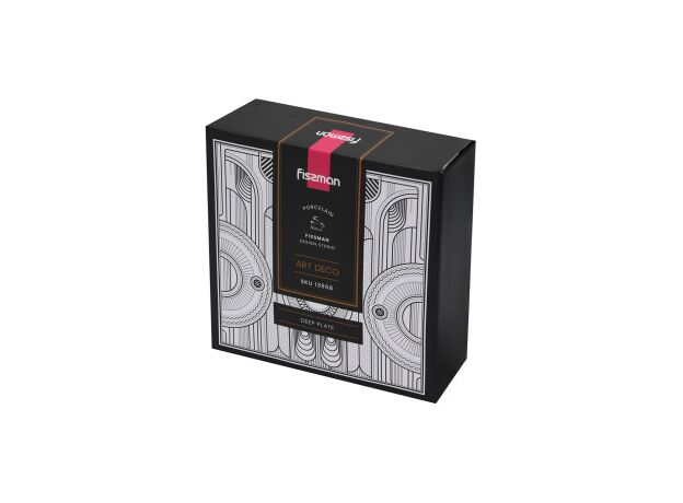 Тарелка Fissman Art Deco 13558, 18 cm — купить в Кишинёве | Столовые сервизы и тарелки | Hi-Tech Moldova