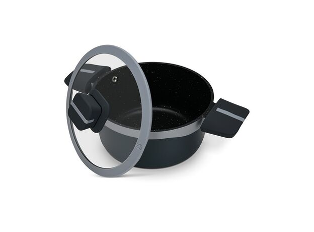 Кастрюля Fissman Luxuria 14550 2.5l (20x10cm)+capac sticla — купить в Кишинёве | Товар без акции | Hi-Tech Moldova
