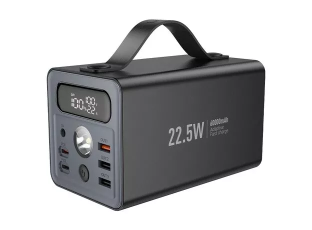 Внешний аккумулятор HOCO Hoco J138 Distant 22.5W+PD20W+DC12V (60000mAh), Black — купить в Кишинёве | Товар без акции | Hi-Tech Moldova