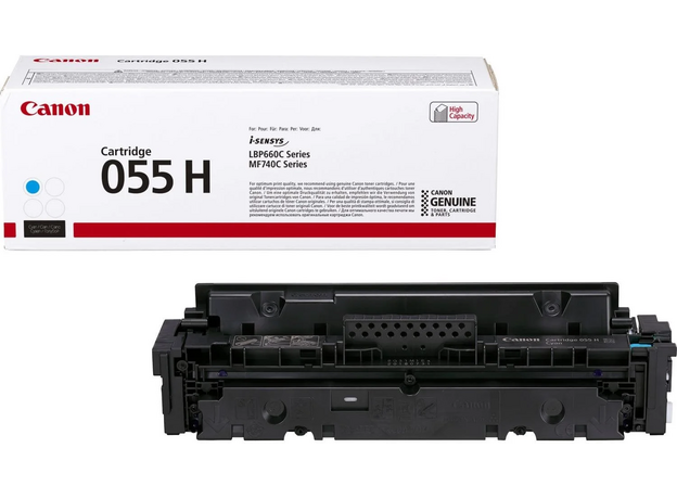Cartus laser Canon 055H (3019C002), cyan (5900 pages) — cumpără în Chișinău | Товар без акции | Hi-Tech Moldova