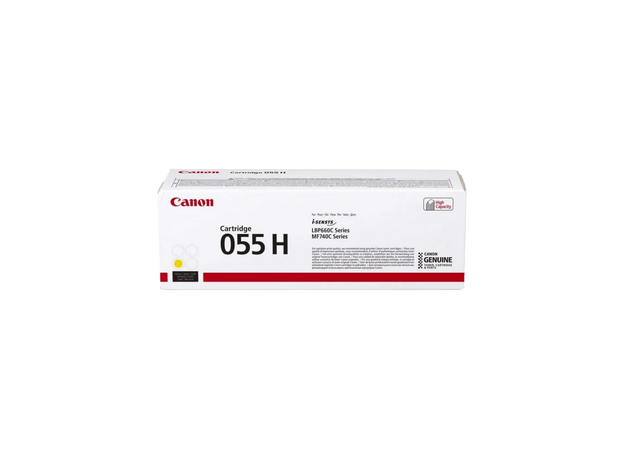 Cartus laser Canon 055H (3017C002), yellow (5900 pages) — cumpără în Chișinău | Товар без акции | Hi-Tech Moldova