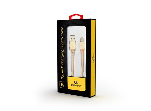 Кабель USB Cablexpert Type-C/USB 1.8m (GMB CCB-mUSB2B-AMCM-6-G), Gold — купить в Кишинёве | Товар без акции | Hi-Tech Moldova