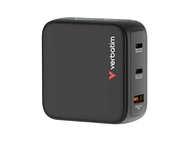 Incarcator Verbatim Mini GaN Charger 100W, VER_30239 — cumpără în Chișinău | Încărcătoare | Hi-Tech Moldova