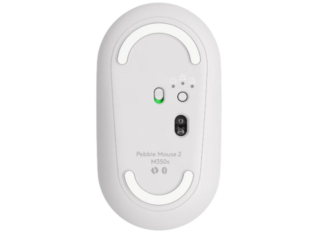 Mouse Wireless Logitech Pebble Mouse 2 M350s Tonal White (LO-910-007013) — cumpără în Chișinău | WRLS | Hi-Tech Moldova