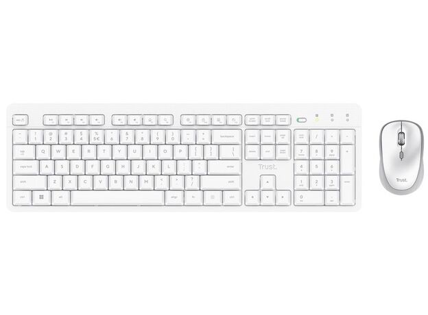 Клавиатура + мышь Trust ODY II TR_25465 wireless, White — купить в Кишинёве | WRLS | Hi-Tech Moldova