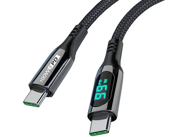 Кабель USB Helmet Type-C/Lightning 100W 1.2m, Black (HMTCCTL100WLDBK) — купить в Кишинёве | Переходники | Hi-Tech Moldova