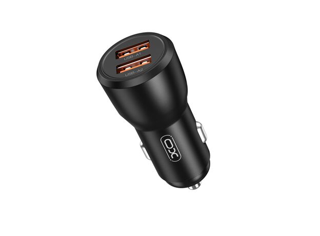 Зарядное устройство от автомобиля XO Xo CC55 QC18W+USB 12W, Black — купить в Кишинёве | Зарядные устройства к смартфонам | Hi-Tech Moldova