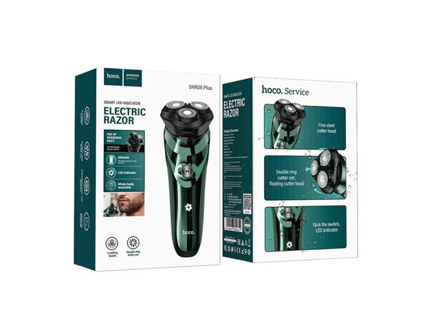Электробритва HOCO Hoco DAR06 Plus, green — купить в Кишинёве | Электробритвы | Hi-Tech Moldova
