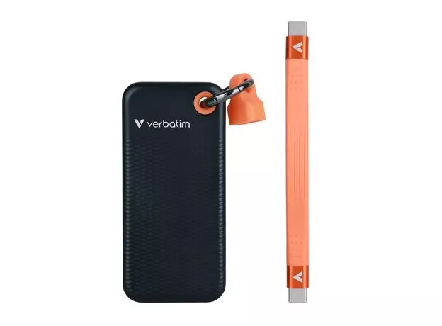 SSD 2.5" Verbatim SSD ExternPocket /256GB /USB 3.2 Gen 2 / Black/Orange (VER_32418) — купить в Кишинёве | SSD | Hi-Tech Moldova