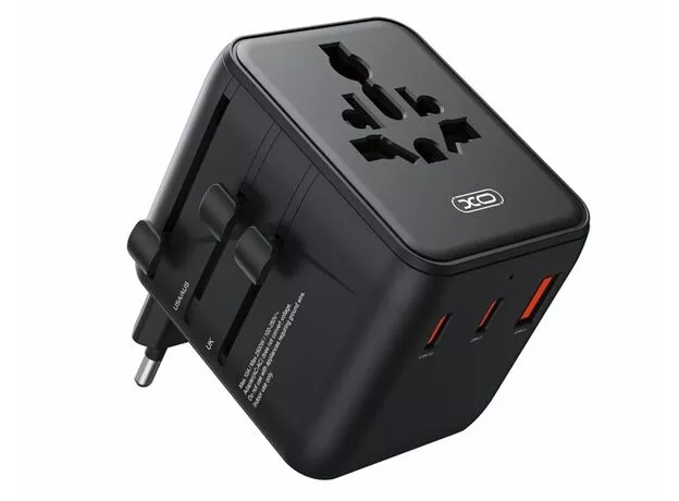 Adaptor de retea XO WL36 20W 2USB-C+1USB-A, Black — cumpără în Chișinău | Товар без акции | Hi-Tech Moldova