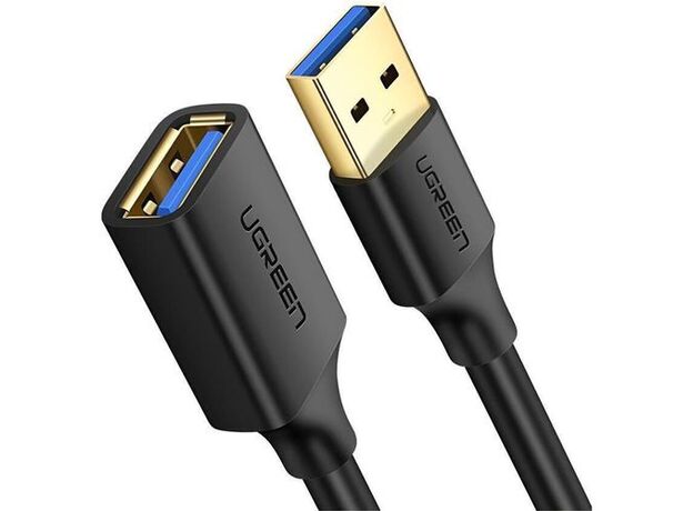 Кабель Type-C UGREEN CabluUSB 3.0 Extension Male 3 m US129 (30127), Black — купить в Кишинёве | Товар без акции | Hi-Tech Moldova