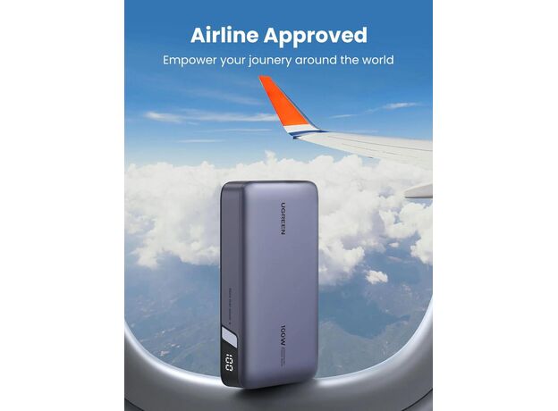 Портативный аккумулятор UGREEN Nexode Two-way Fast Charging 20000mAh, 100W, (25188) Grey — купить в Кишинёве | Портативный аккумулятор (Powerbank) | Hi-Tech Moldova