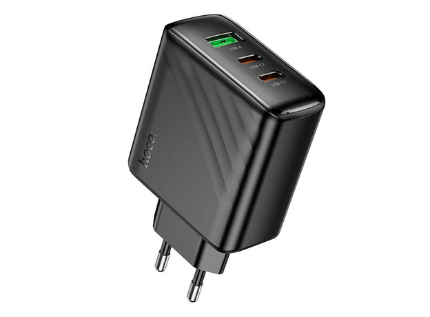 Зарядное устройство HOCO CS26A Article PD45W(2C1A)(EU), Black — купить в Кишинёве | Зарядные устройства к смартфонам | Hi-Tech Moldova