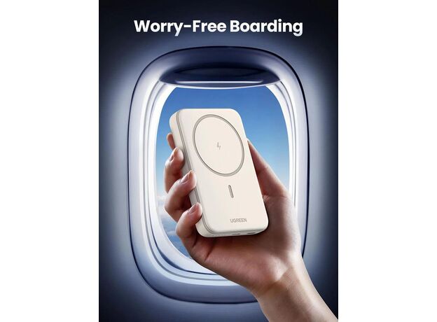 Портативный аккумулятор UGREEN Mini Magnetic Wireless Qi 10000mAh,20W, (25208) Beige — купить в Кишинёве | Портативный аккумулятор (Powerbank) | Hi-Tech Moldova